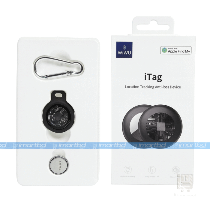 WiWU iTag Anti-Lost Smart Location Tracker – Black